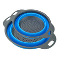 Collapsible Round Colander Set Large and Small Kitchen