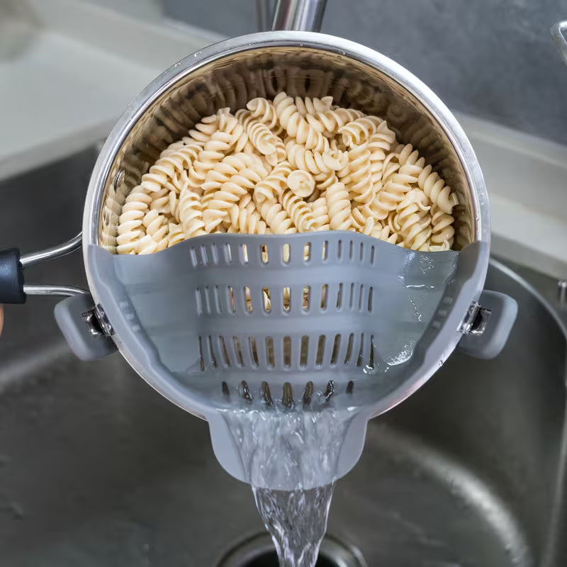 Clip On Strainer Colander for Pots and Pans