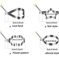 Stainless Steel Egg Ring Mold for Breakfast Cooking