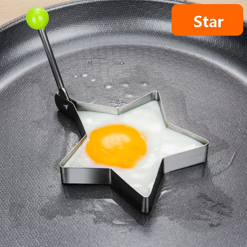 Stainless Steel Egg Ring Mold for Breakfast Cooking