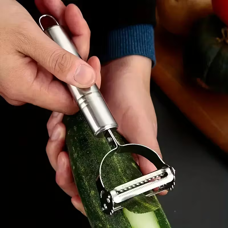 Stainless Steel Vegetable Peeler and Julienne Slicer Tool