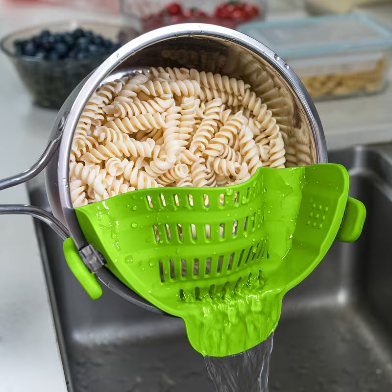 Clip On Strainer Colander for Pots and Pans