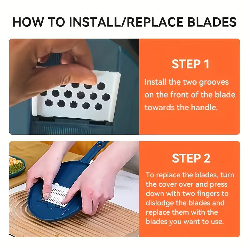 12 in 1 Vegetable Chopper Grater and Julienne Slicer