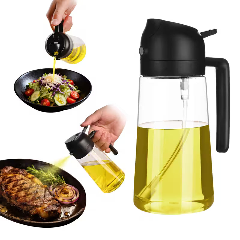 Olive Oil Spray Bottle and Dispenser for Cooking