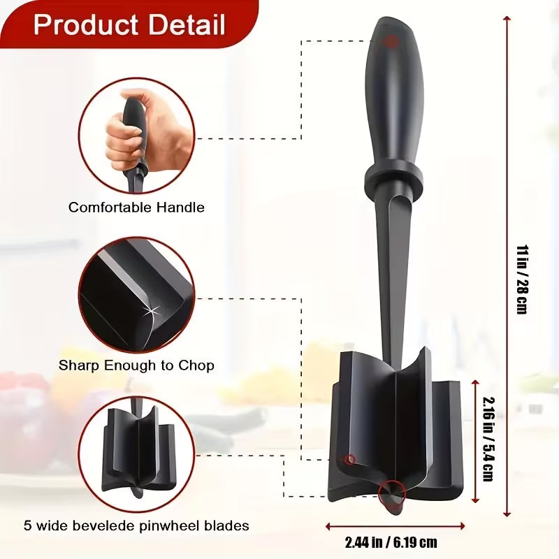 Heavy Duty Meat Chopper and Masher Kitchen Tool