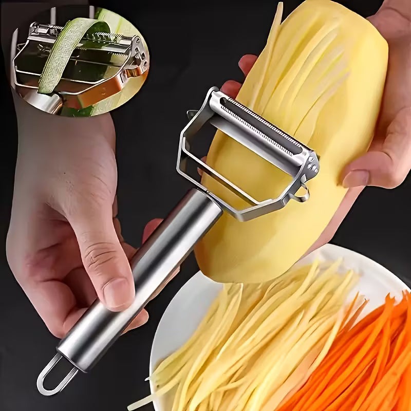 Stainless Steel Vegetable Peeler and Julienne Slicer Tool