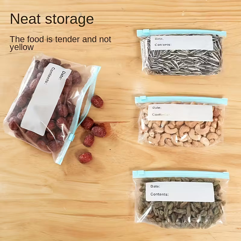 Reusable Leakproof Food Storage Bags for Freezer