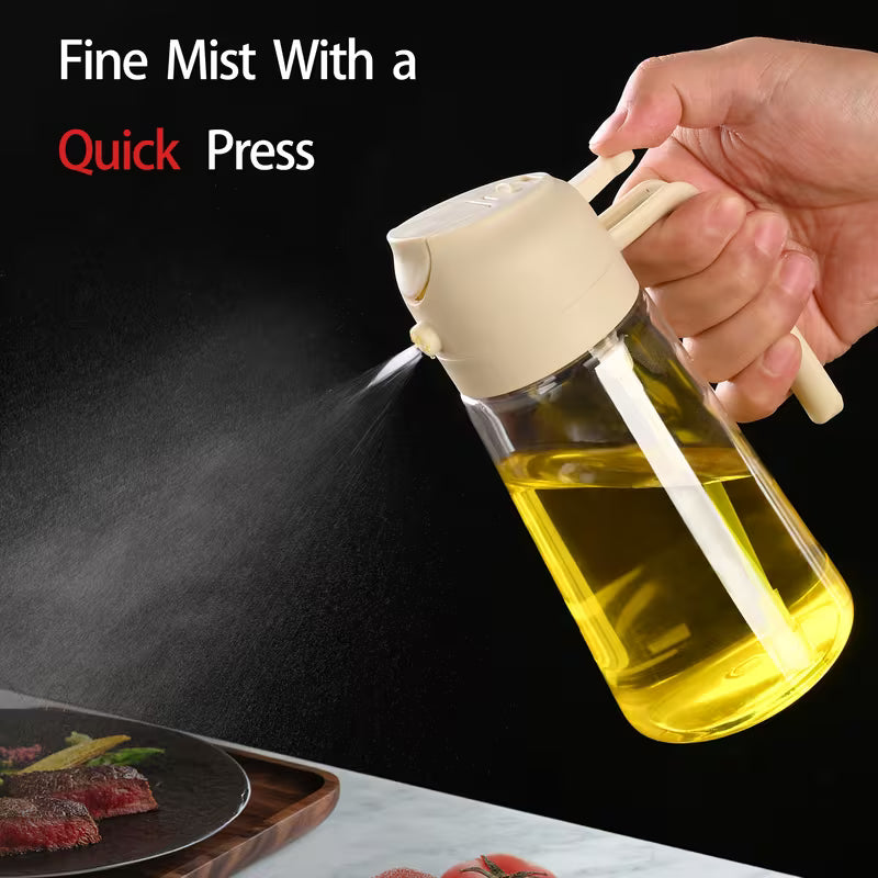 Olive Oil Spray Bottle and Dispenser for Cooking