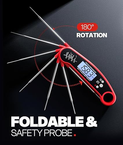 Digital Instant Read Meat Thermometer for Grilling BBQ