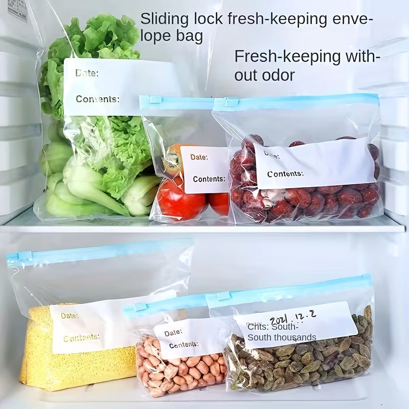 Reusable Leakproof Food Storage Bags for Freezer