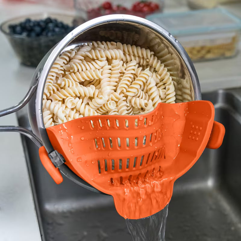 Clip On Strainer Colander for Pots and Pans