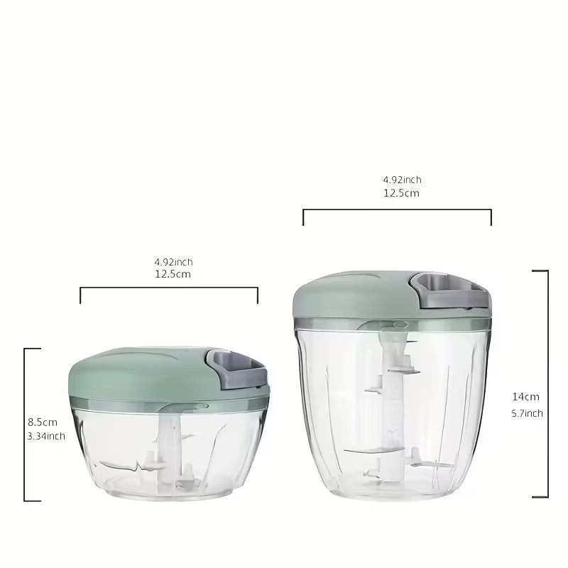 Manual Garlic Press and Vegetable Chopper Kitchen Gadget