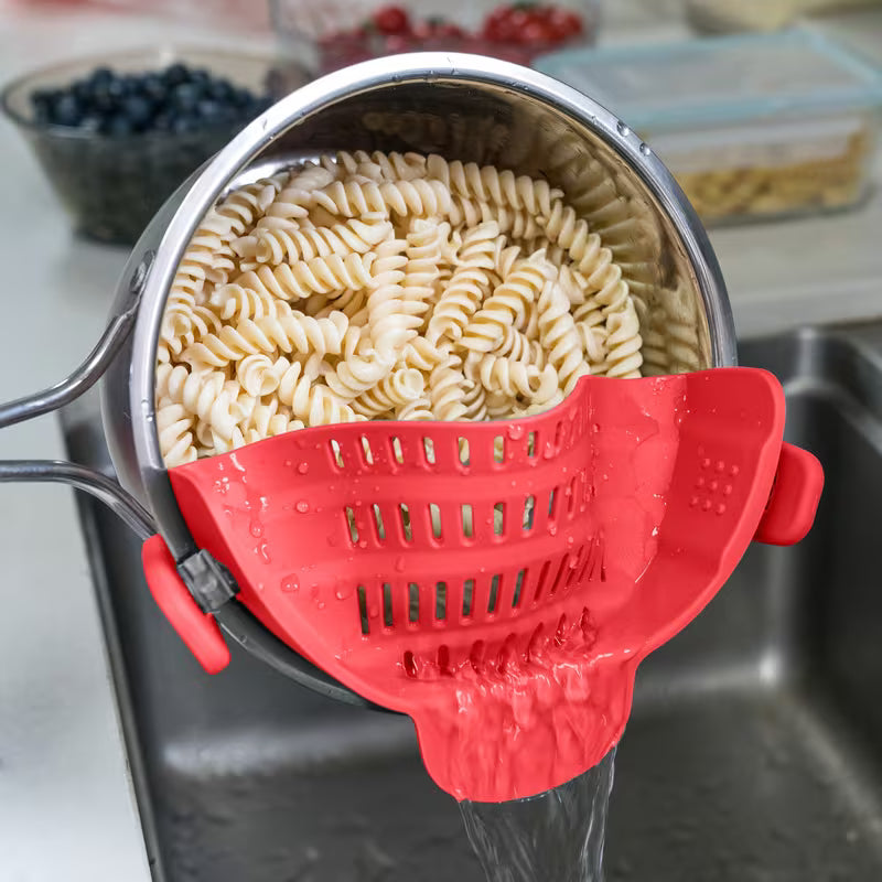 Clip On Strainer Colander for Pots and Pans