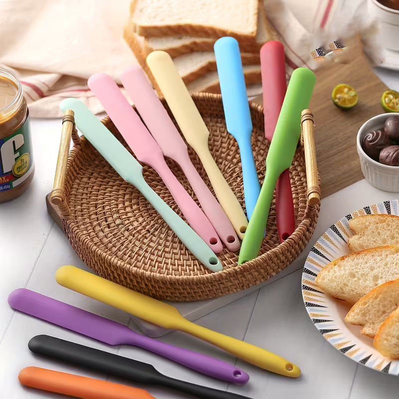 Food Grade Silicone Spatula Set Heat Resistant Kitchen Tools