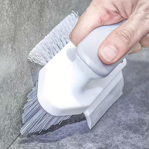 2 in 1 Gap Cleaning Brush Scraper Bathroom Floor Toilet