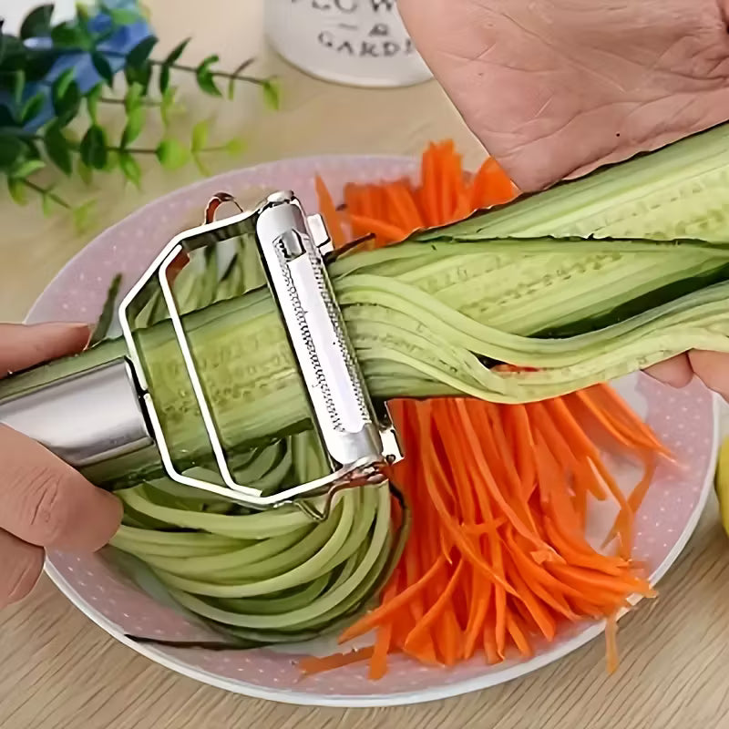 Stainless Steel Vegetable Peeler and Julienne Slicer Tool