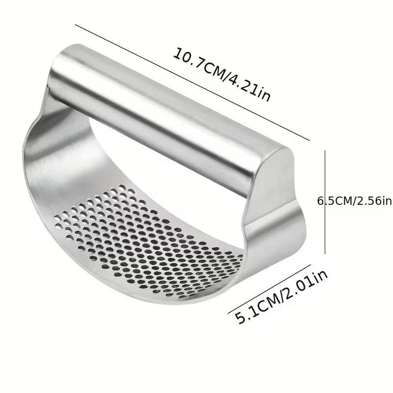 Stainless Steel Garlic Press and Mincer Kitchen Tool