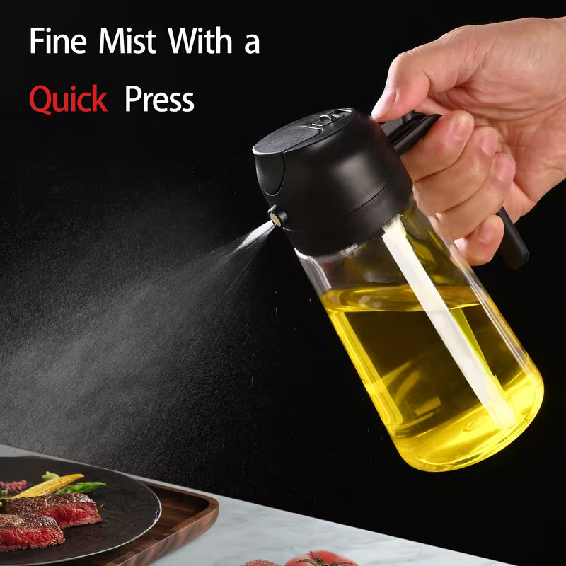 Olive Oil Spray Bottle and Dispenser for Cooking