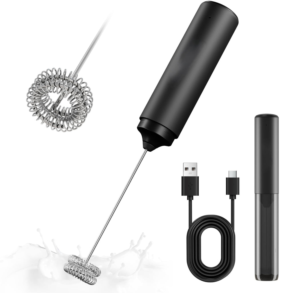 Rechargeable Handheld Milk Frother Electric Whisk Kitchen Tool